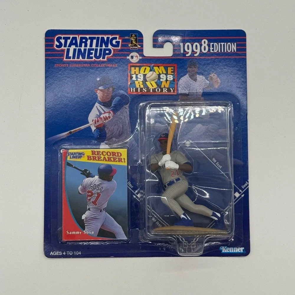 Sammy Sosa 1998 Starting Lineup Home Run History Figure Chicago Cubs Kenner New